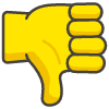 Thumbs Down emoji - Free transparent PNG, SVG. No sign up needed.