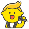 Man Singer emoji - Free transparent PNG, SVG. No sign up needed.