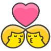 Kiss Man Man emoji - Free transparent PNG, SVG. No sign up needed.