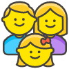 Family Man Woman Girl emoji - Free transparent PNG, SVG. No sign up needed.