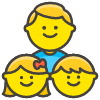Family Man Boy Girl emoji - Free transparent PNG, SVG. No sign up needed.