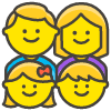 Family Man Woman Girl Boy emoji - Free transparent PNG, SVG. No sign up needed.