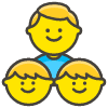 Family Man Boy Boy emoji - Free transparent PNG, SVG. No sign up needed.