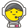 Woman Astronaut emoji - Free transparent PNG, SVG. No sign up needed.