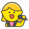 Woman Singer emoji - Free transparent PNG, SVG. No sign up needed.