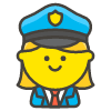 Woman Police emoji - Free transparent PNG, SVG. No sign up needed.