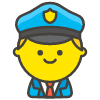 Man Police emoji - Free transparent PNG, SVG. No sign up needed.