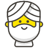 Man Wearing Turban emoji - Free transparent PNG, SVG. No sign up needed.