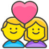 Couple With Heart emoji - Free transparent PNG, SVG. No sign up needed.