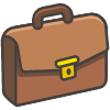 Briefcase emoji - Free transparent PNG, SVG. No sign up needed.