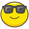 Smiling Face With Sunglasses emoji - Free transparent PNG, SVG. No sign up needed.