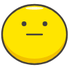 Neutral Face emoji - Free transparent PNG, SVG. No sign up needed.
