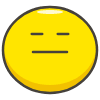 Expressionless Face emoji - Free transparent PNG, SVG. No sign up needed.
