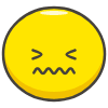 Confounded Face emoji - Free transparent PNG, SVG. No sign up needed.