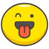 Winking Face With Tongue emoji - Free transparent PNG, SVG. No sign up needed.