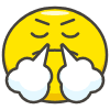 Face With Steam From Nose emoji - Free transparent PNG, SVG. No sign up needed.