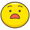 Fearful Face emoji - Free transparent PNG, SVG. No sign up needed.