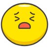 Tired Face emoji - Free transparent PNG, SVG. No sign up needed.