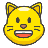 Grinning Cat emoji - Free transparent PNG, SVG. No sign up needed.
