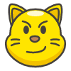 Cat With Wry Smile emoji - Free transparent PNG, SVG. No sign up needed.