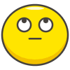 Face With Rolling Eyes Element from Kawaii Emoji Set