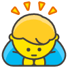 Man Bowing emoji - Free transparent PNG, SVG. No sign up needed.