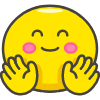 Hugging Face Element from Kawaii Emoji Set