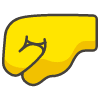 Left Facing Fist emoji - Free transparent PNG, SVG. No sign up needed.