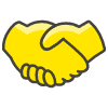 Handshake emoji - Free transparent PNG, SVG. No sign up needed.