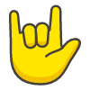 Love You Gesture emoji - Free transparent PNG, SVG. No sign up needed.