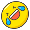 Rolling On The Floor Laughing emoji - Free transparent PNG, SVG. No sign up needed.