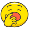 Yawning Face emoji - Free transparent PNG, SVG. No sign up needed.