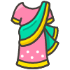 Sari Element from Kawaii Emoji Set