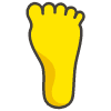 Foot emoji - Free transparent PNG, SVG. No sign up needed.