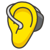 Ear With Hearing Aid emoji - Free transparent PNG, SVG. No sign up needed.