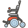 Motorized Wheelchair emoji - Free transparent PNG, SVG. No sign up needed.