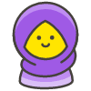 Woman With Headscarf Element from Kawaii Emoji Set