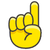 Index Point Up emoji - Free transparent PNG, SVG. No sign up needed.