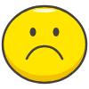 Frowning Face emoji - Free transparent PNG, SVG. No sign up needed.
