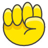 Raised Fist emoji - Free transparent PNG, SVG. No sign up needed.
