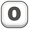 Keycap Digit Zero emoji - Free transparent PNG, SVG. No sign up needed.