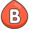 B Button Blood Type emoji - Free transparent PNG, SVG. No sign up needed.