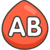 Ab Button Blood Type emoji - Free transparent PNG, SVG. No sign up needed.