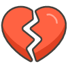 Broken Heart emoji - Free transparent PNG, SVG. No sign up needed.