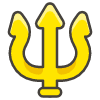 Trident Emblem emoji - Free transparent PNG, SVG. No sign up needed.