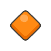 Small Orange Diamond emoji - Free transparent PNG, SVG. No sign up needed.
