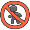No Pedestrians emoji - Free transparent PNG, SVG. No sign up needed.