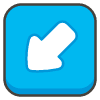 Down Left Arrow emoji - Free transparent PNG, SVG. No sign up needed.