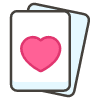 Heart Suit B emoji - Free transparent PNG, SVG. No sign up needed.