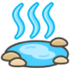 Hot Springs B emoji - Free transparent PNG, SVG. No sign up needed.